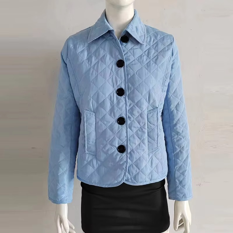 Harlow Women's Jacket | Cotton, Lapel, Long Sleeve