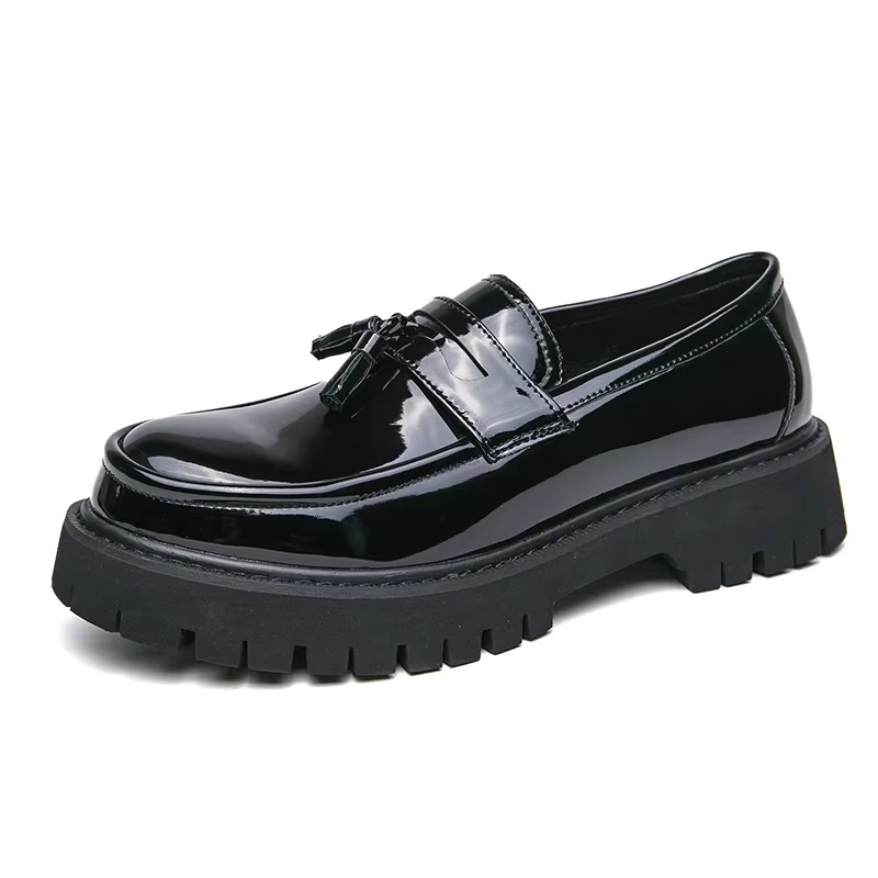 Rufus Men's Platform Loafers - close-up detail