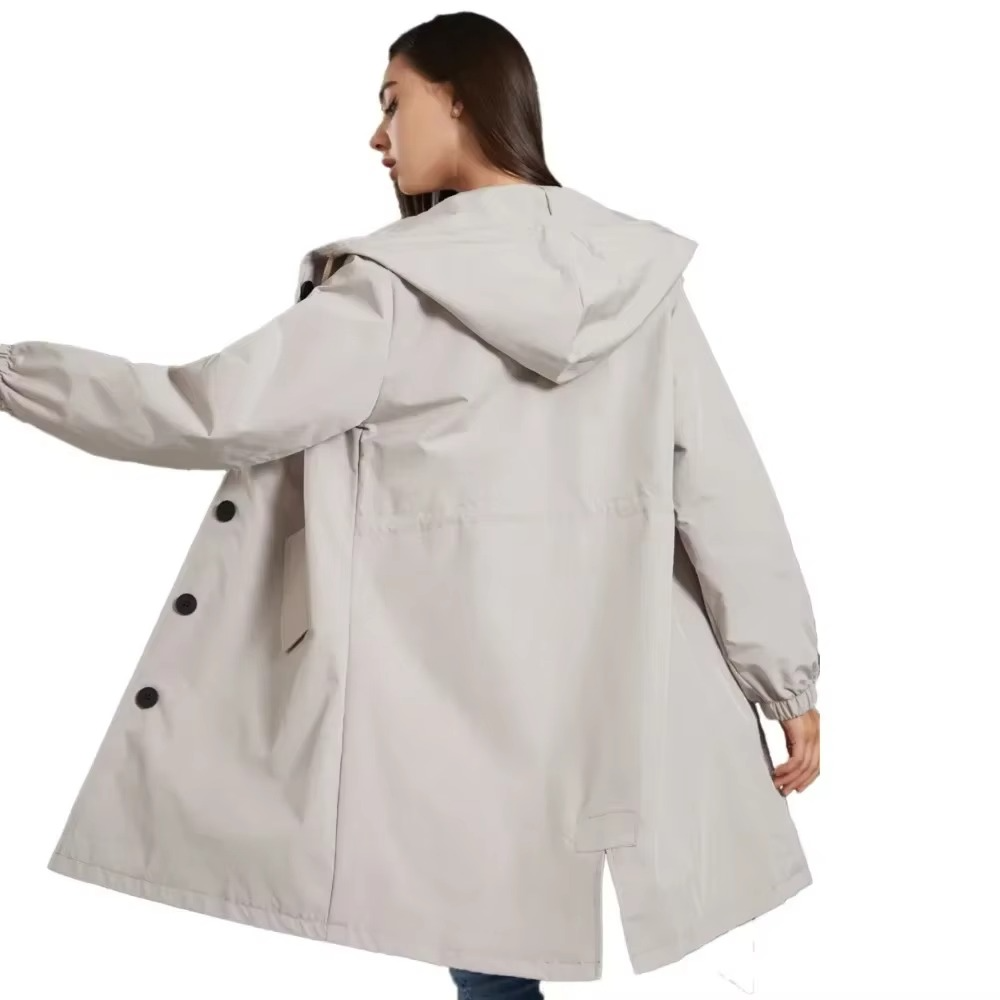 Lena Women's Trench Coat - front view