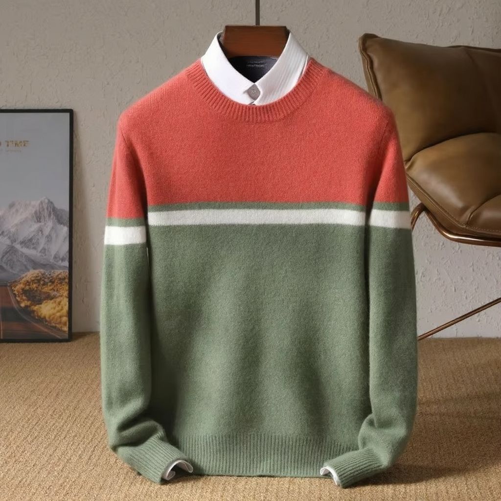 Ezra Men's Sweater - back view