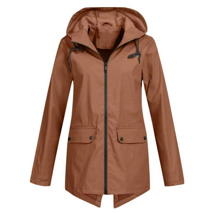 Jolie Women's Trench Coat - front view