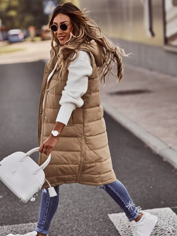 Bijou Women's Jacket | Hooded, Sleeveless