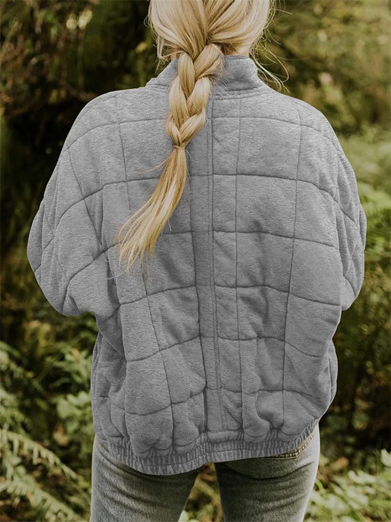 Odette Women's Quilted Jacket - flat lay
