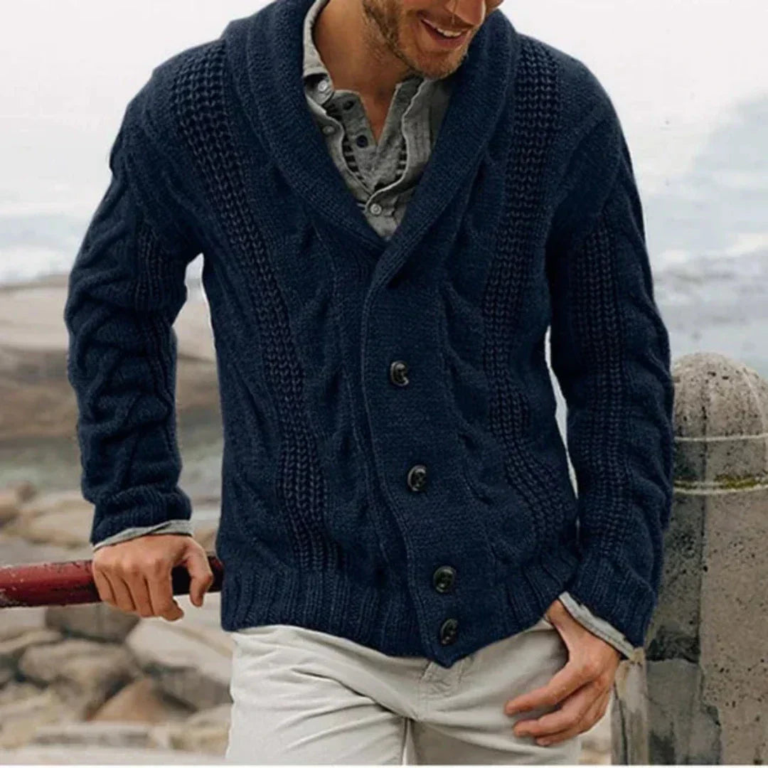 Soren Men's Cardigan - front view