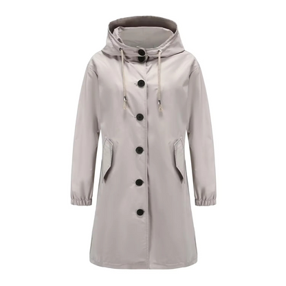 Lena Women's Trench Coat - back view