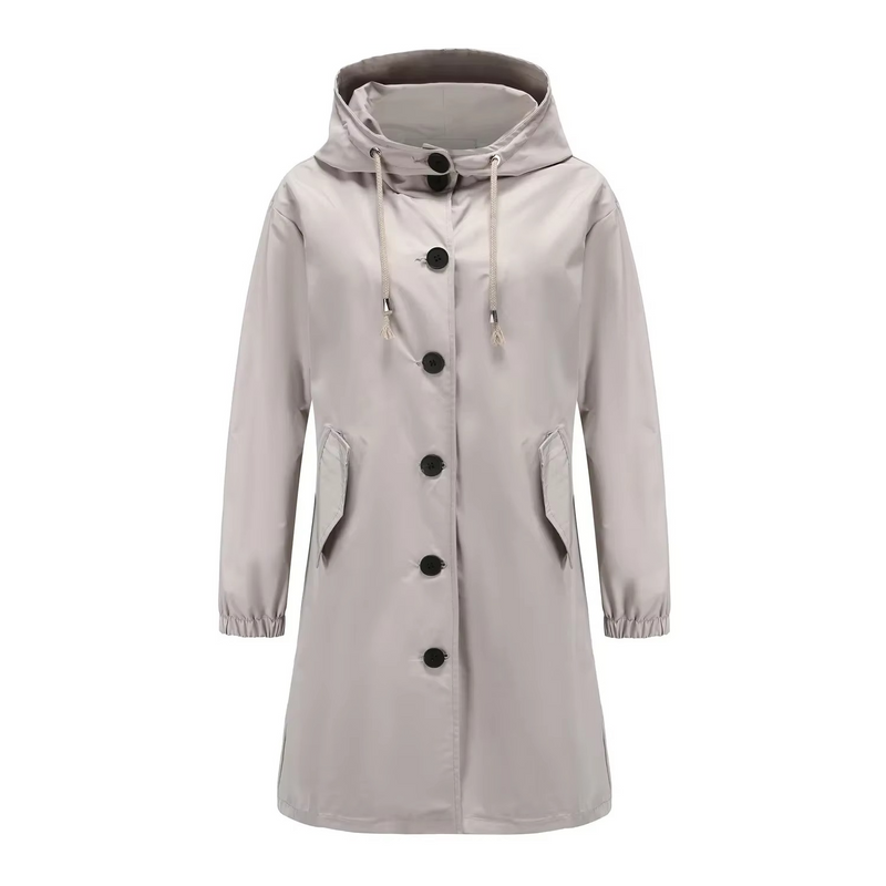 Lena Women's Trench Coat - back view