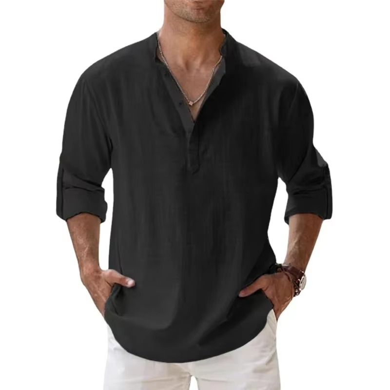 Ulric Men's Linen Shirt - shown in use