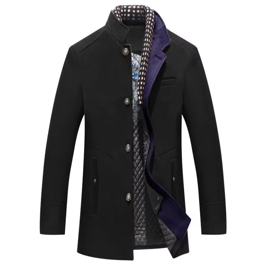 Lachlan Men's Coat - full-length view