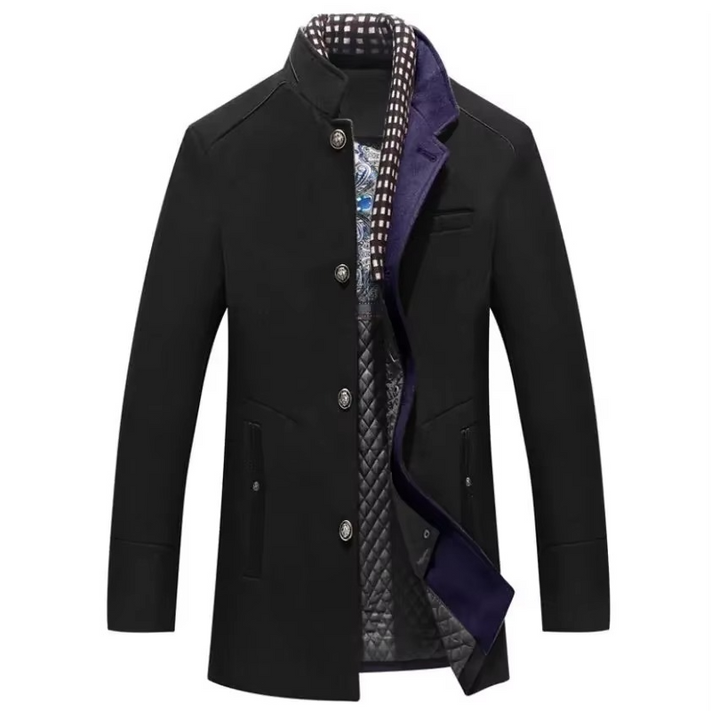 Lachlan Men's Coat - full-length view