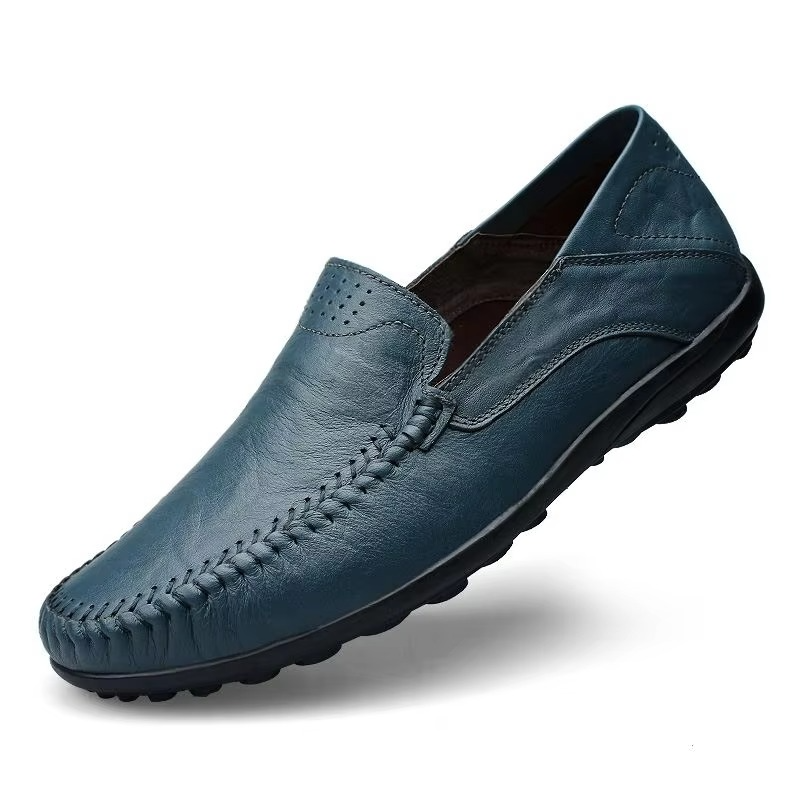 Bruno Men's Loafers - fabric and finish detail