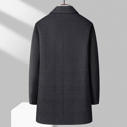 Orson Men's Trench Coat - back view