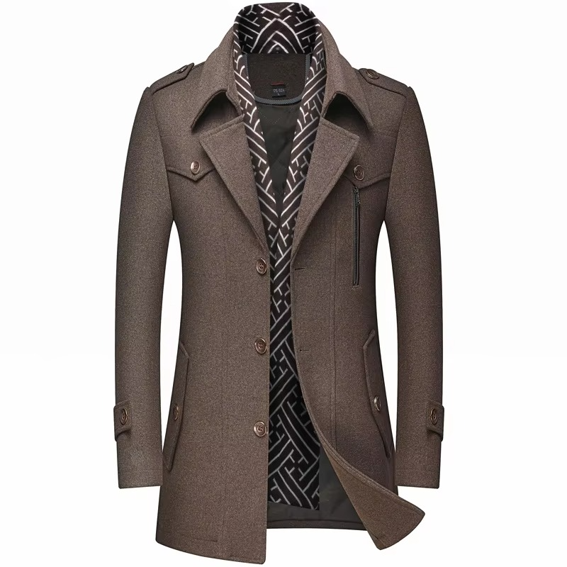 Felix Men's Coat - close-up detail