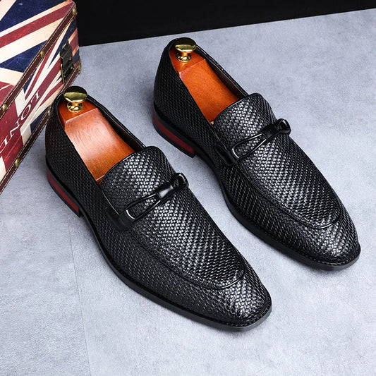 Arlo Men's Block Heel Loafers - front view