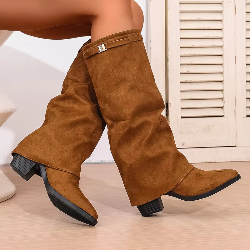 Tamsin Women's Knee-high Boots - styled view