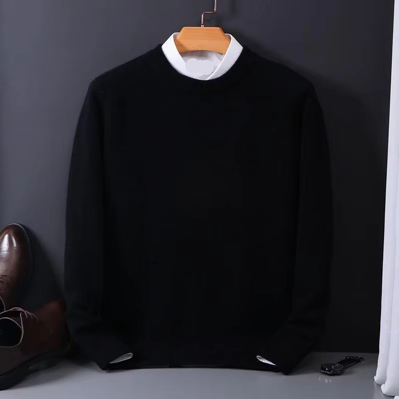 Caleb Men's Oversized Sweater - full-length view