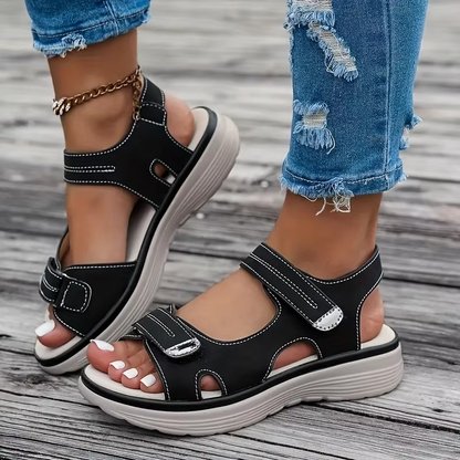 June Women's Platform Sandals - full-length view