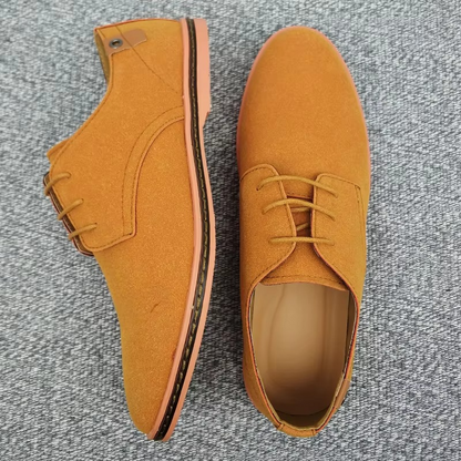 Lachlan Men's Suede Sneakers - front view