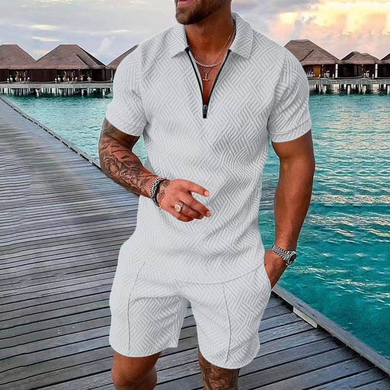 Bruno Men's Printed Shorts - full-length view