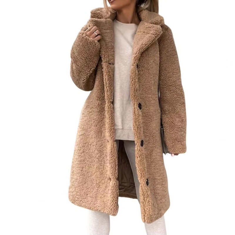 Uma Women's Oversized Trench Coat - back view