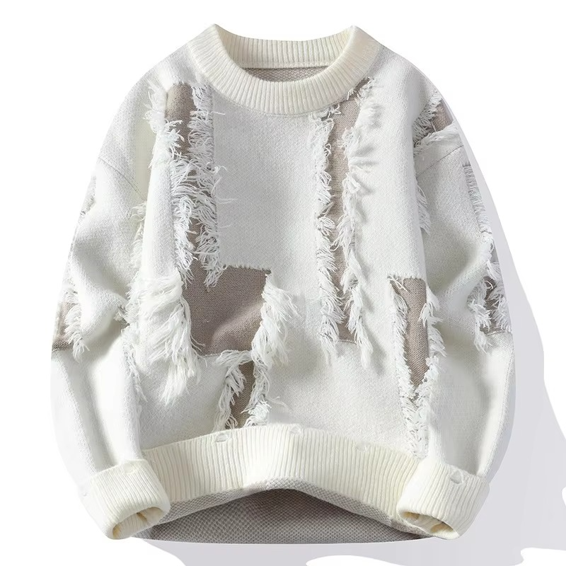 Soren Men's Sweater - fabric and finish detail