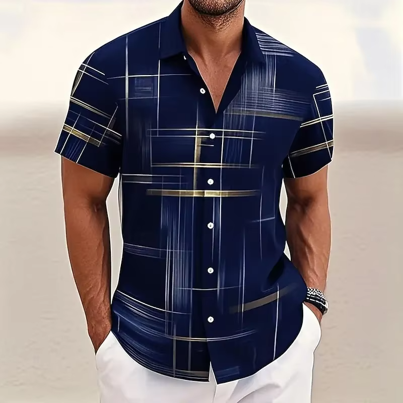 Felix Men's Plaid Shirt - front view