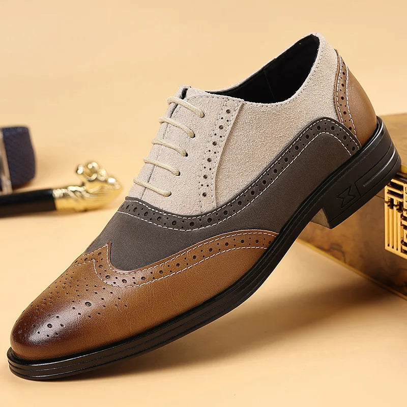 Jasper Men's Oxfords - fabric and finish detail