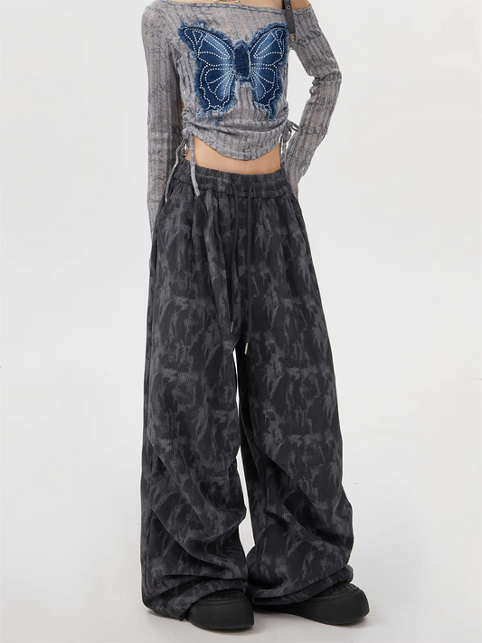 Nora Women's Wide Leg Trousers - styled view