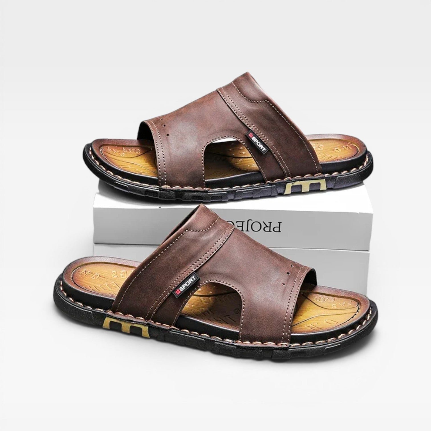 Ambrose Men's Sandals - close-up detail