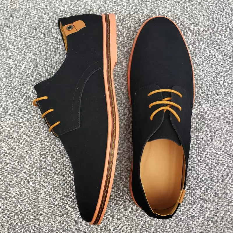 Lachlan Men's Suede Sneakers - full-length view