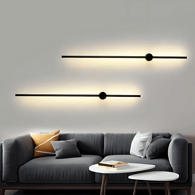 SaberLight | Stylish Modern Black Satin Wall Sconce Light Fixture 3