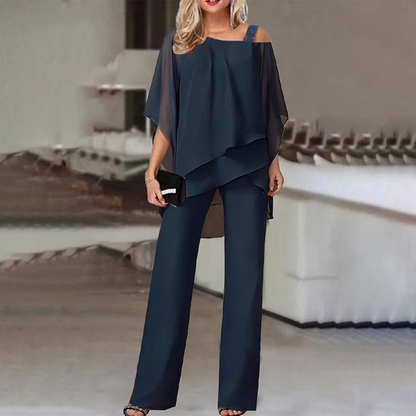 Clara Women's Two-piece Set - fabric and finish detail