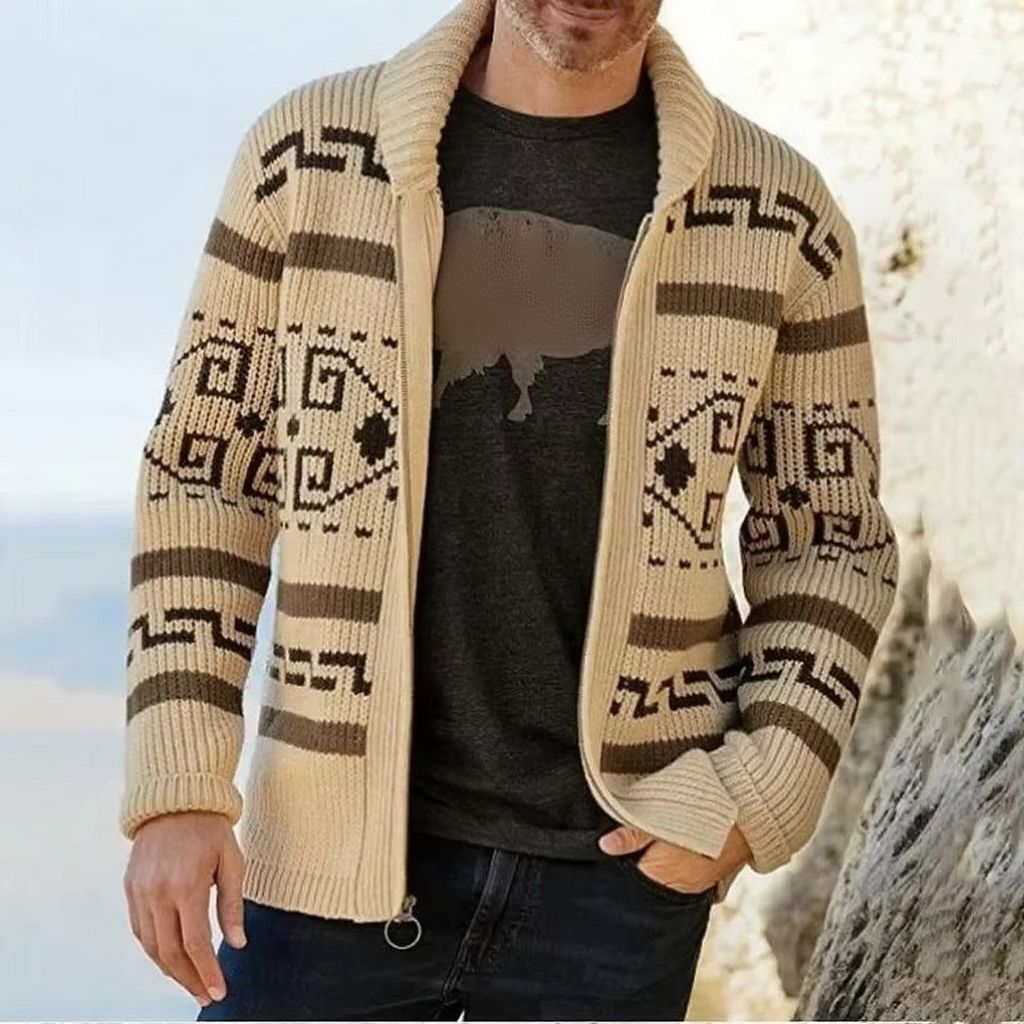 Hugo Men's Cardigan - styled view