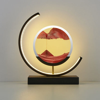 Sandscape | Elegant 3D Motion LED Table Lamp for Bedroom or Desk 15