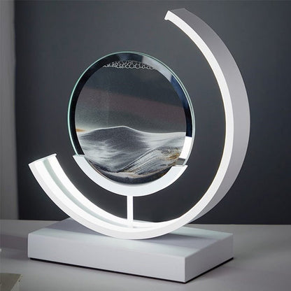 Sandscape | Elegant 3D Motion LED Table Lamp for Bedroom or Desk 6