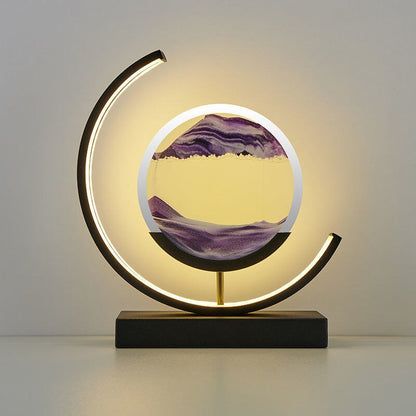 Sandscape | Elegant 3D Motion LED Table Lamp for Bedroom or Desk 7