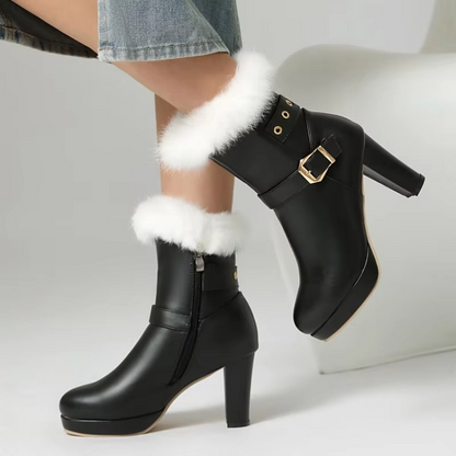 Zadie Women's Platform Ankle Boots - back view