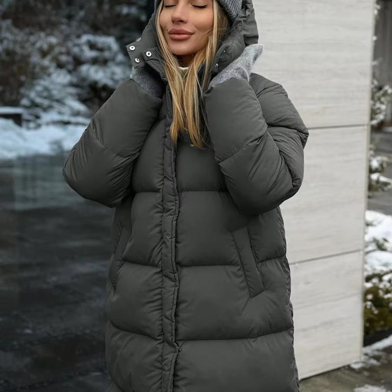 Anaïs Women's Coat | Padded, Cotton, Hooded