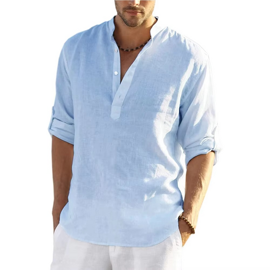 Hugo Men's Linen Shirt - styled view
