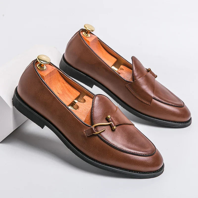 Reuben Men's Loafers - back view
