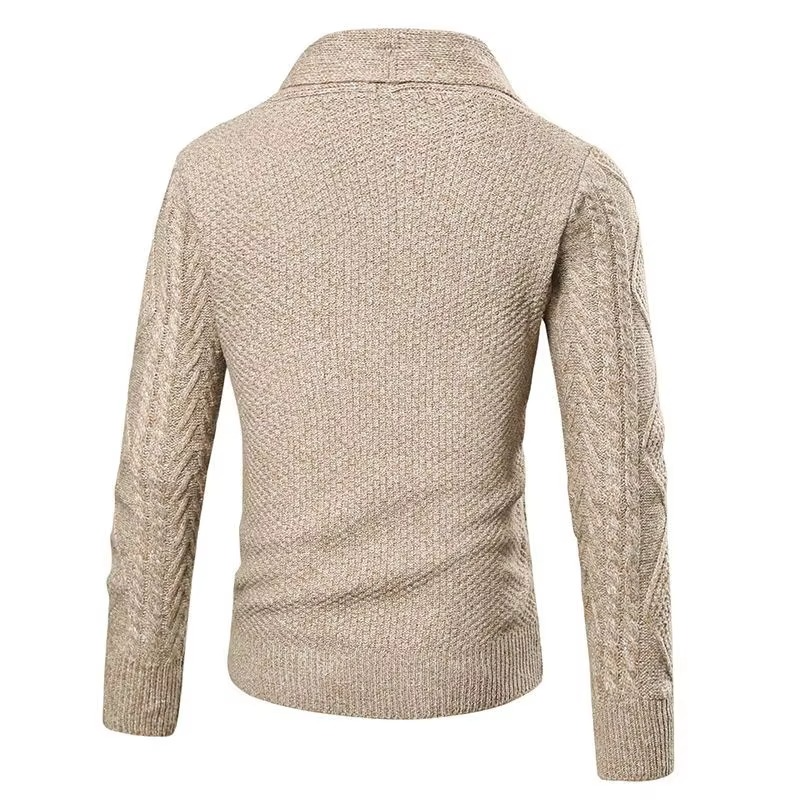 Isaac Men's Cardigan - close-up detail