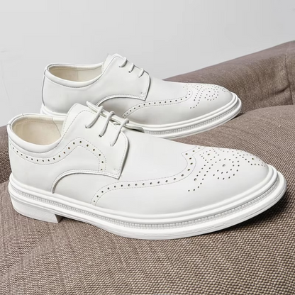 Gray Men's Oxfords - front view