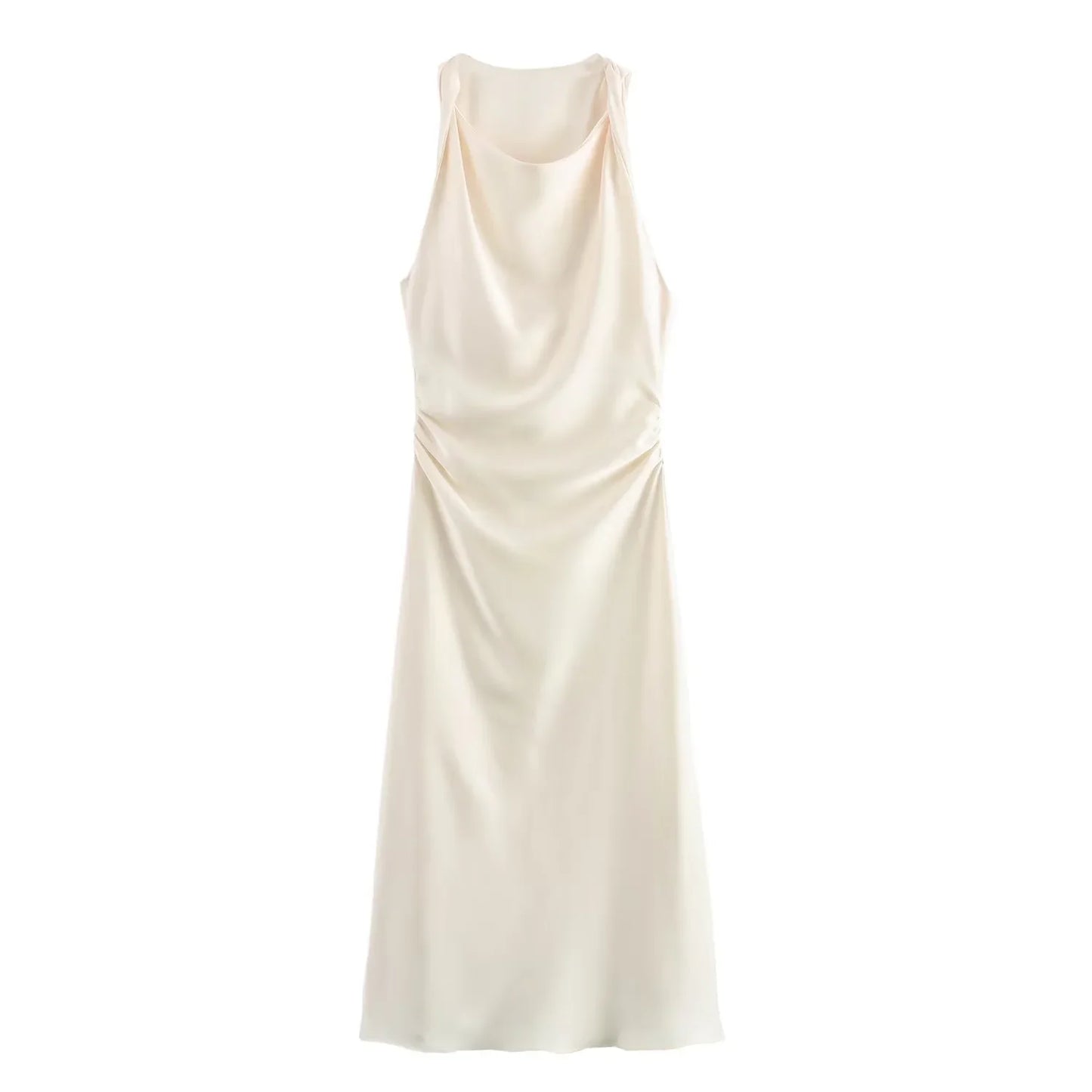 Anaïs Women's Midi Dress - fabric and finish detail