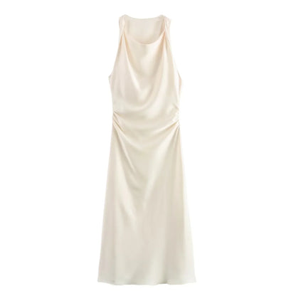 Anaïs Women's Midi Dress - fabric and finish detail