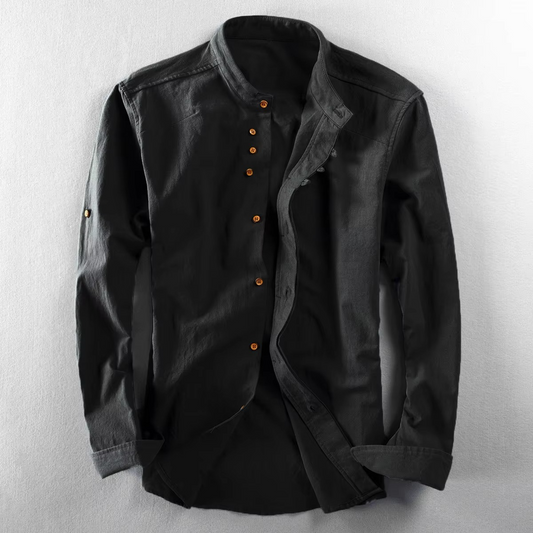 Cormac Men's Linen Shirt - styled view