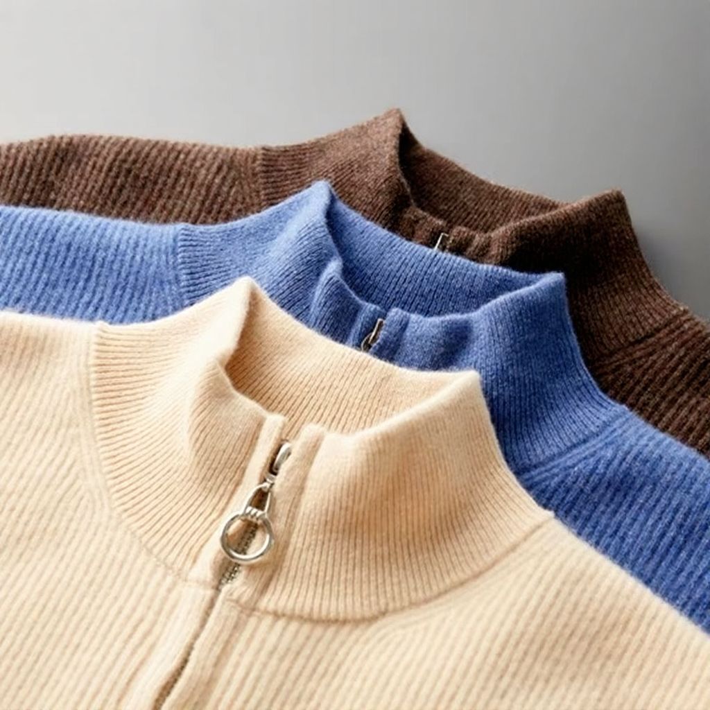 Lachlan Men's Cardigan - flat lay