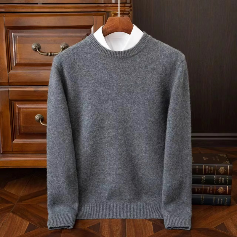 Tobias Men's Oversized Sweater - close-up detail
