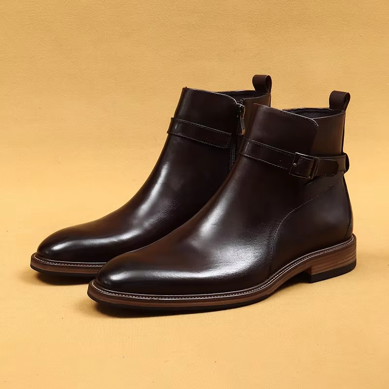 Flynn Men's Chelsea Boots | Leather, Pointed Toe