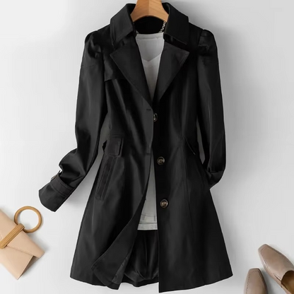 Maren Women's Trench Coat - full-length view
