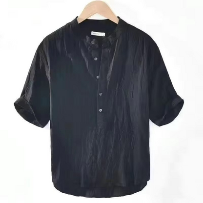 Lachlan Men's Linen Shirt - styled view