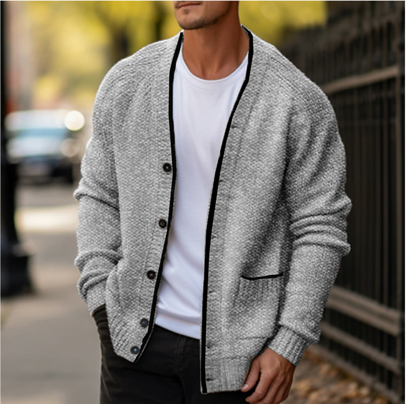 Felix Men's Cardigan | Button